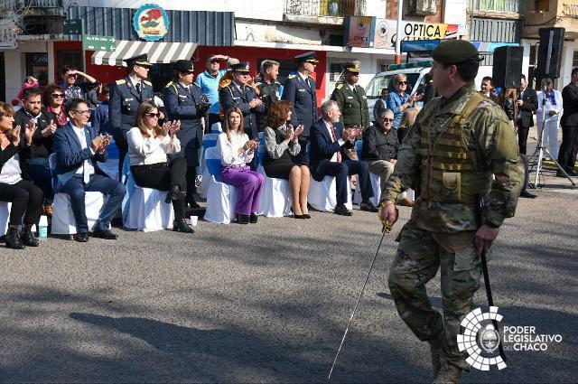 En el Día de la Independencia, el Poder Legislativo compartió los valores de patriotismo junto a las y los resistencianos