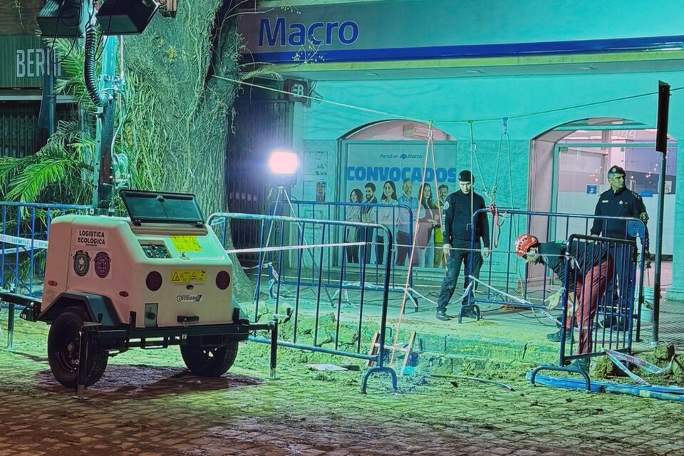 San Isidro: descubren un túnel para robar un banco que resultó ser 