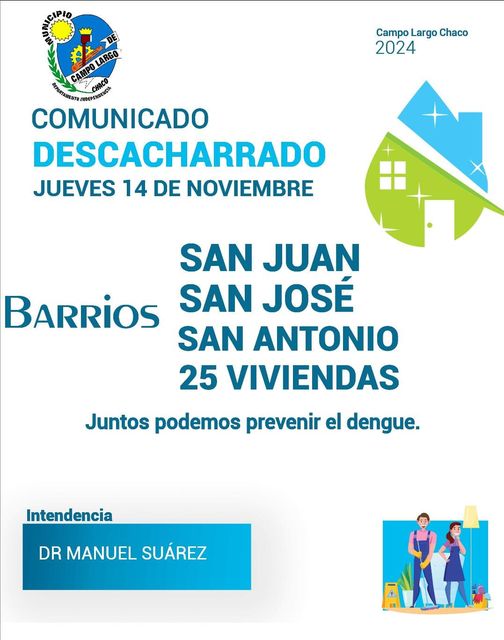 Campo Largo el Municipio continua con su campaña contra el Dengue