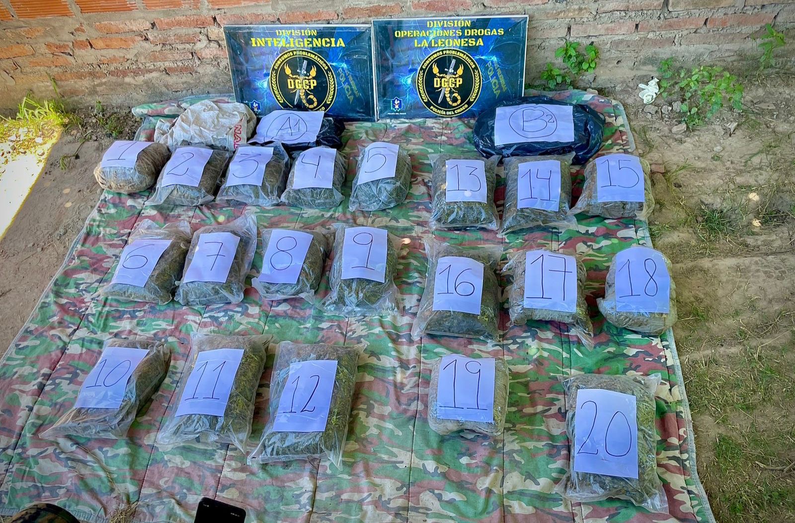 Seguridad: se desarticuló una banda narcocriminal y se secuestró más de 30 kilos de marihuana