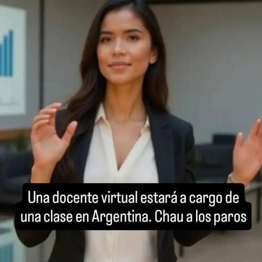Dará clases la primera docente en Argentina creada con inteligencia artificial