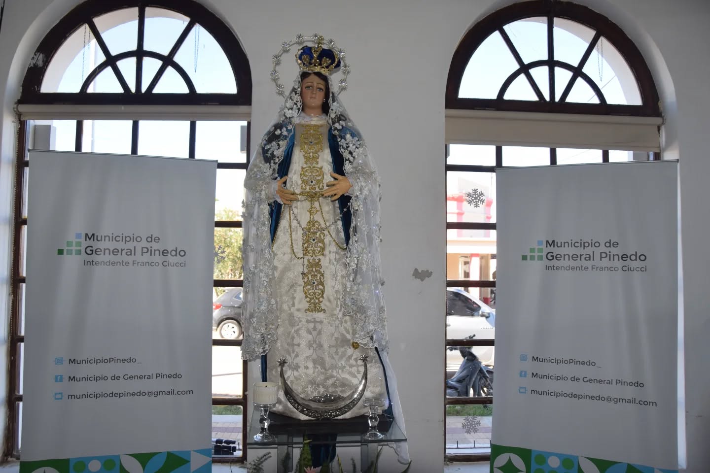 General Pinedo: Visita de la Virgen Inmaculada Concepción de María