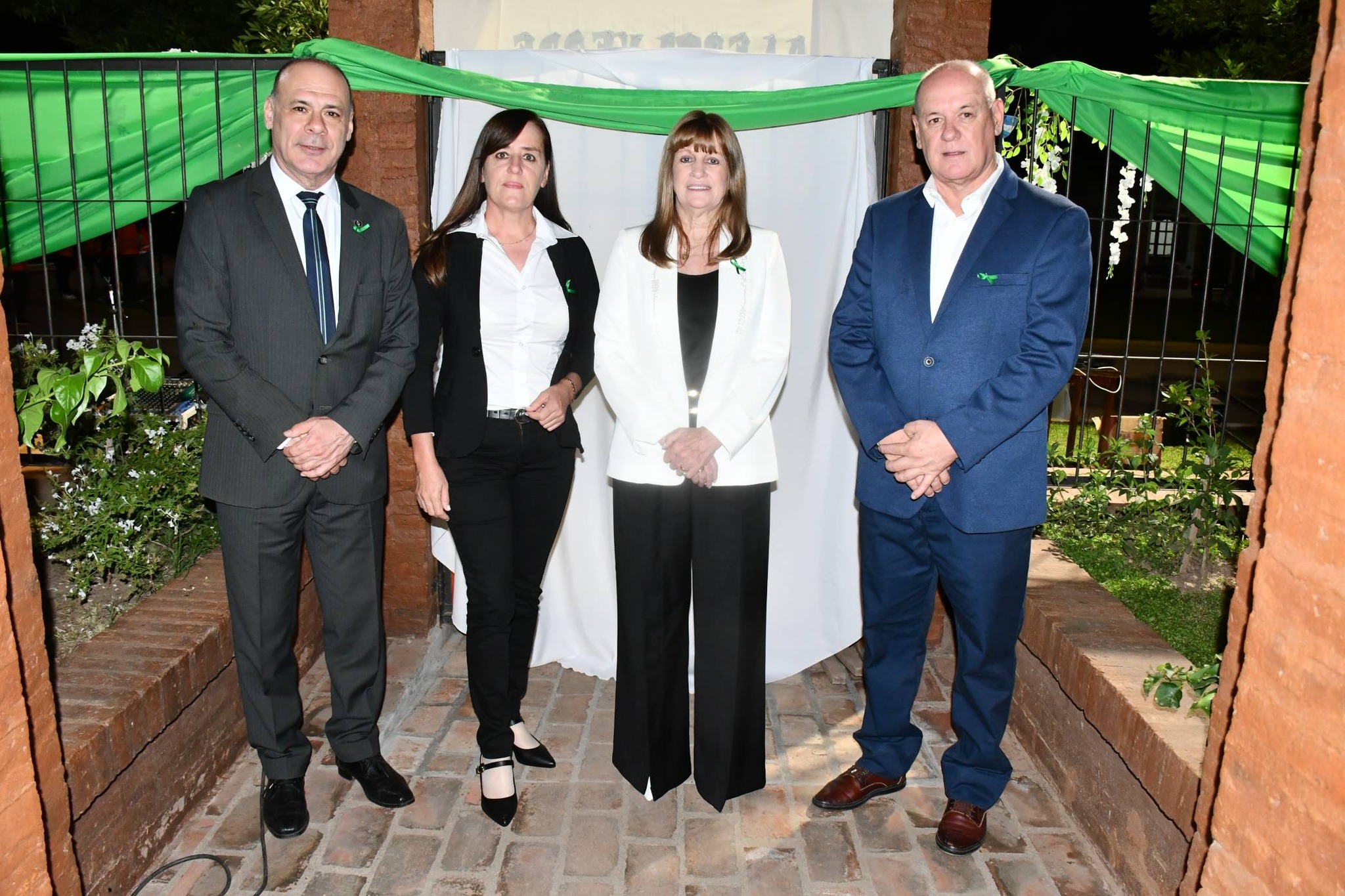 Campo Largo: Dr. Manuel Suárez Intendente municipal acompañó a la Presidente del Superior Tribunal de Justicia María Emilia Valle en la presentación del programa Alerta Verde Judicial 
