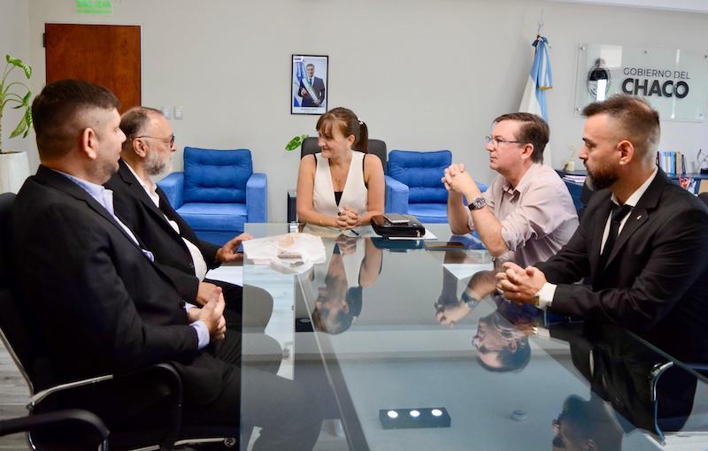 La vicegobernadora Schneider recibió a representantes de la Masonería en un encuentro institucional