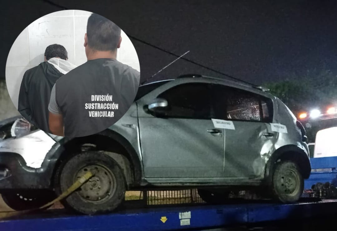 TRABAJO INVESTIGATIVO PERMITIO DAR CON UN HOMBRE INVOLUCRADO EN EL ROBO DE UNA RUEDA