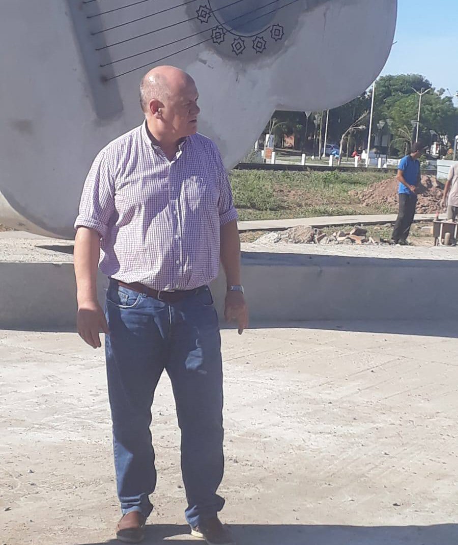 Campo Largo: control de obras por parte del Intendente Suárez y coordinando la puesta en servicio de lo que será El Paseo Chamamecero