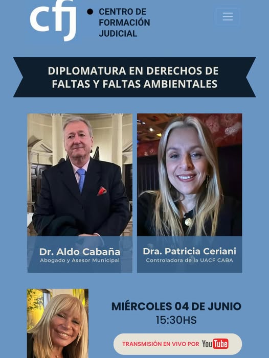 El Dr Aldo Cabaña expone en el Centro de Formación Judicial de CABA