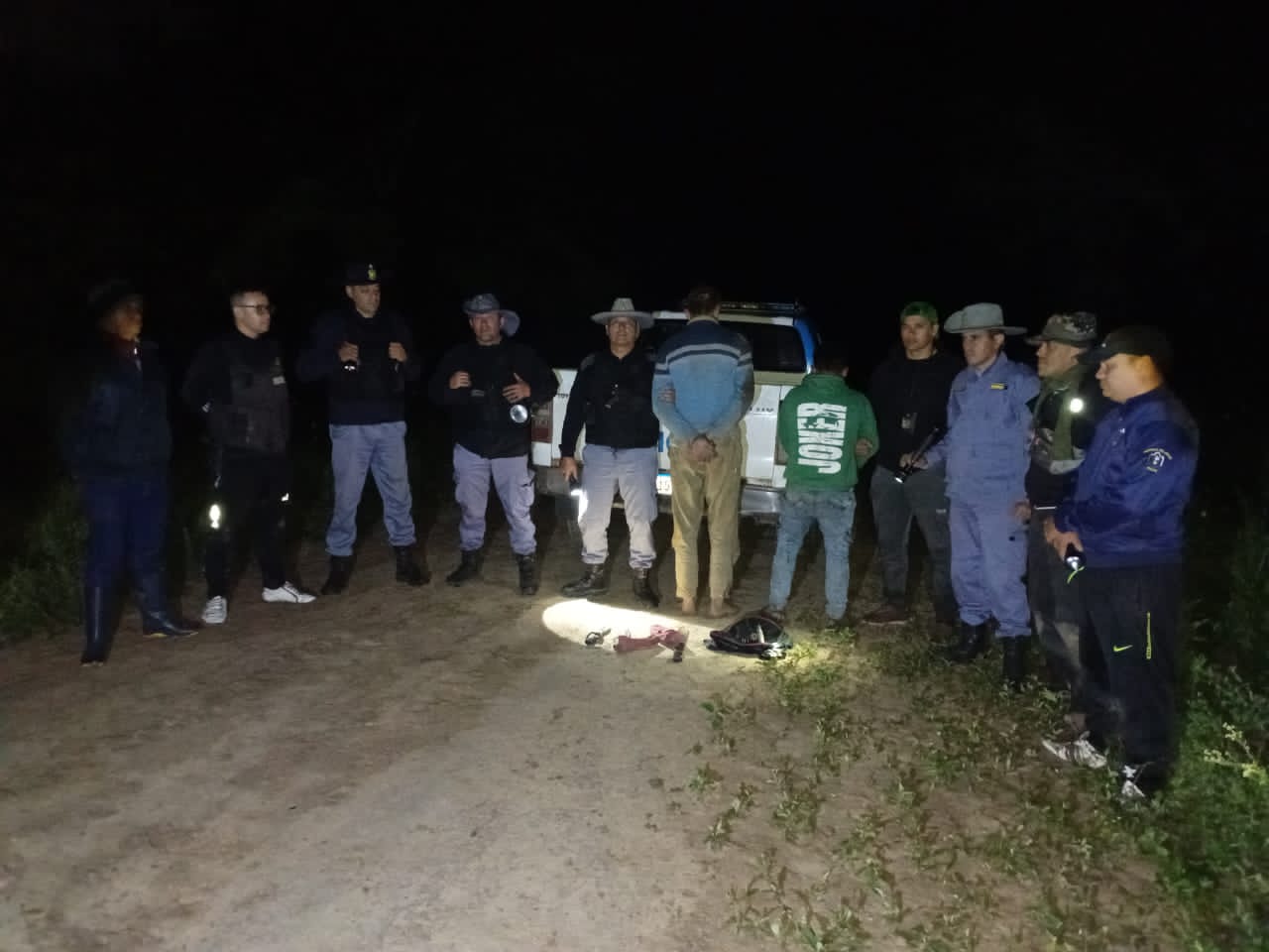 Operativo rural en Pampa Almirón: secuestran hacienda y armas tras intento de abigeato