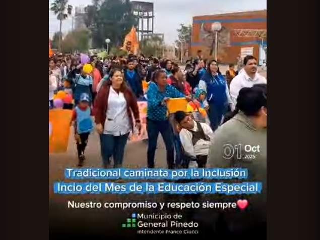 General Pinedo celebró el inicio del Mes de la Educación Especial