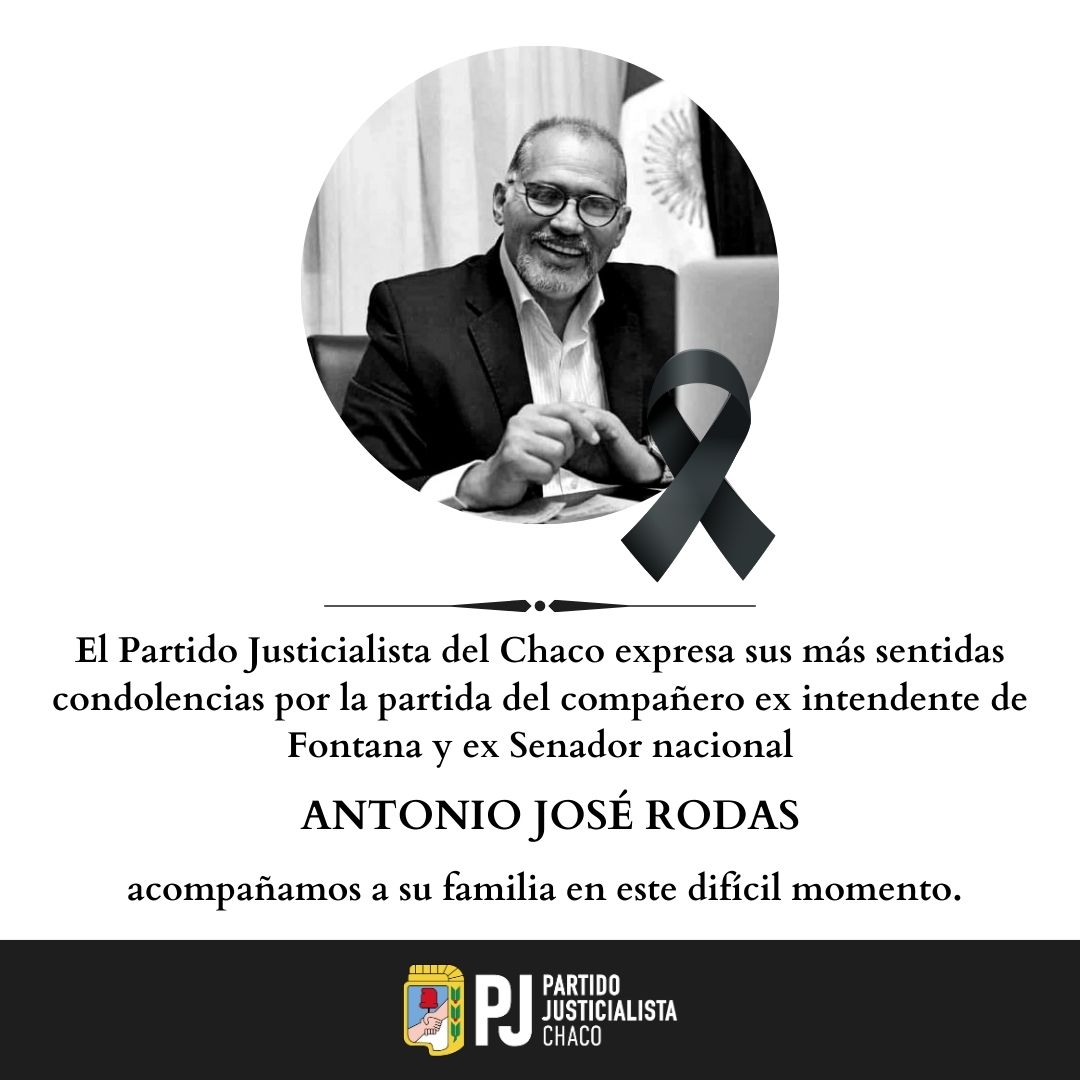 COMUNICADO DEL PARTIDO JUSTICIALISTA DE CHACO