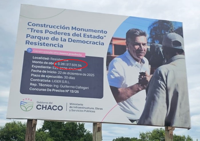 Vídeo. Indignación en el Chaco: millones para un monumento mientras las prioridades siguen ausentes