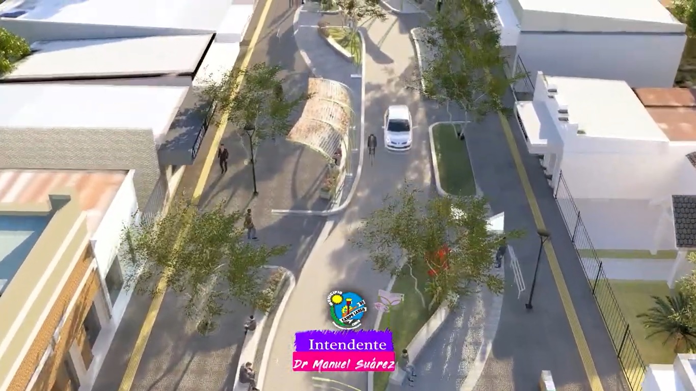 Campo Largo se encamina a tener la primera semipeatonal comercial del interior chaqueño